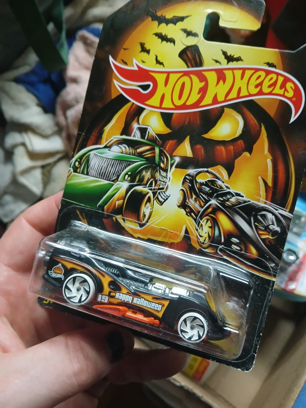 2019 Hot Wheels Happy Halloween Power Rocket Diecast Car #6/6